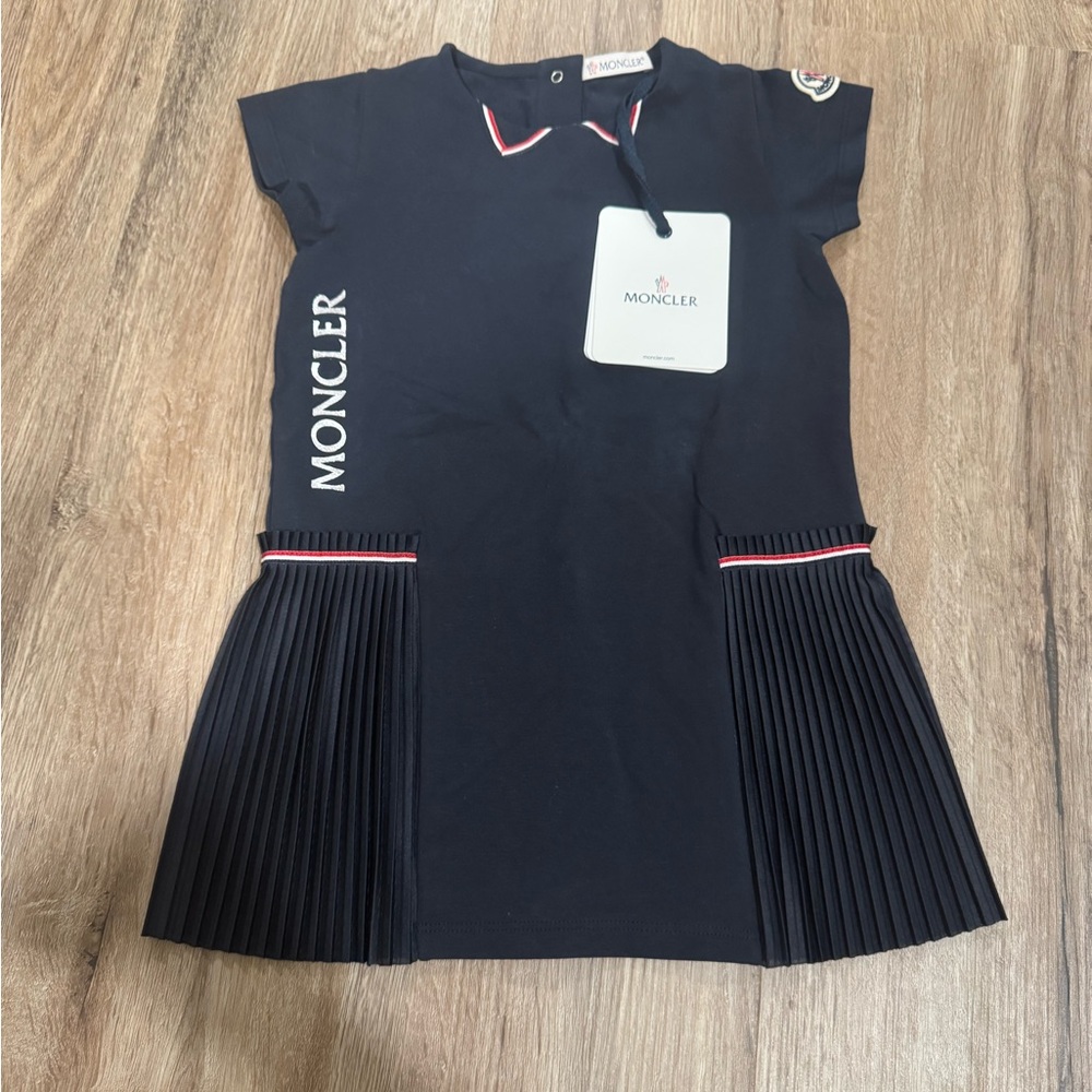 Moncler Kids Blue Dress